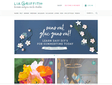 Tablet Screenshot of liagriffith.com